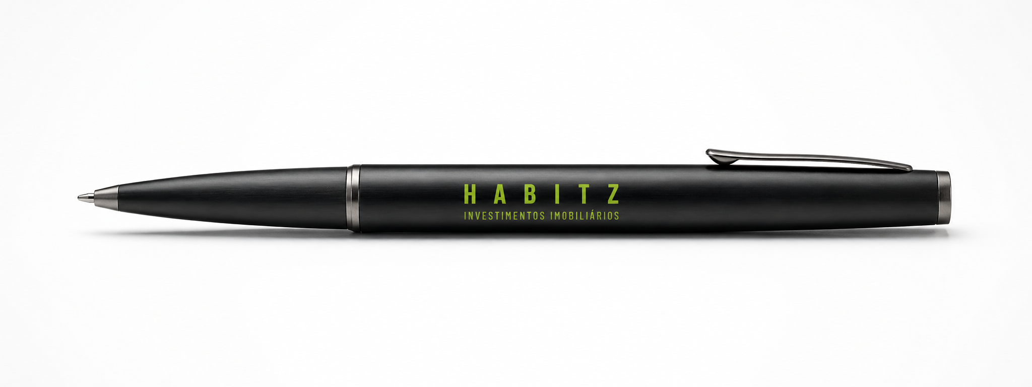 Caneta Habitz com gravação verde