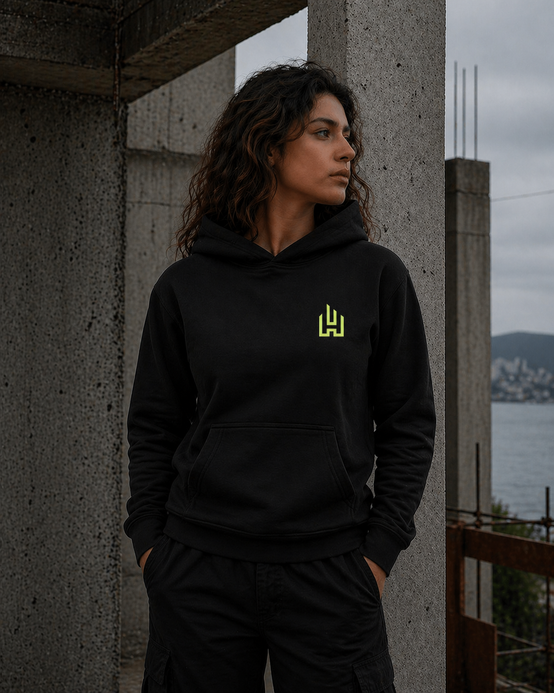 Moletom feminino preto